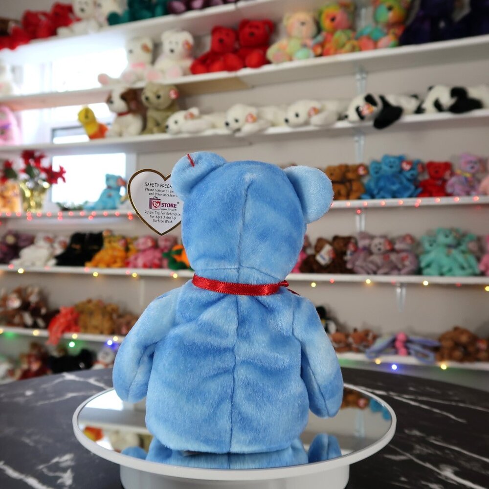TY Beanie Baby - Nina the Bear (Internet Exclusive) | MWMT Mint Tags | Retired - Picture 7 of 16